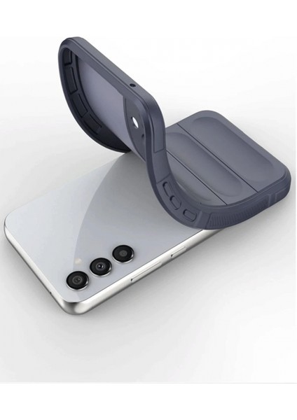 Samsung A56 Kılıf Optimum Silikon - Lacivert