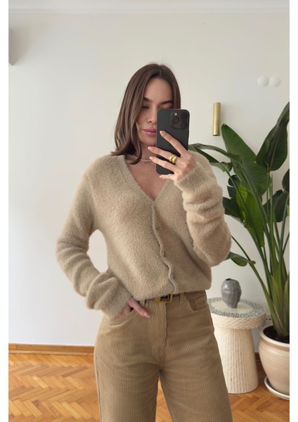 Marka Model Sakallı Premium Hırka- Camel modelleri