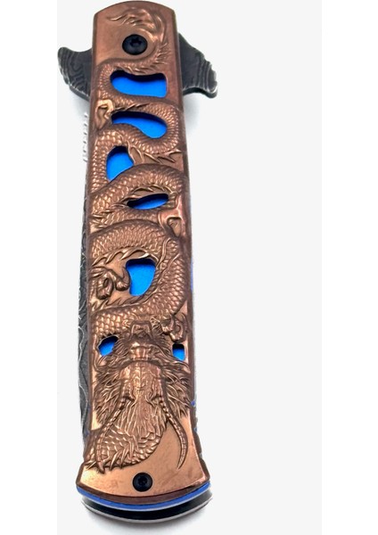 Kamp Outdoor Gravürlü Mtech Çakı Tamamen Çelik 21,5 cm Kilitli Kemer Aparatlı