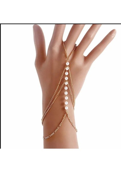 Şıklığınızı Tamamlayacak Inci Zincir Detaylı Şahmeran