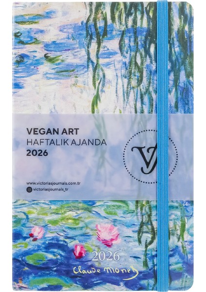 Smyth Vegan Art 2026 Haftalık Ajanda A5 (14x21cm) Sert Kapak Ivory 80gr.