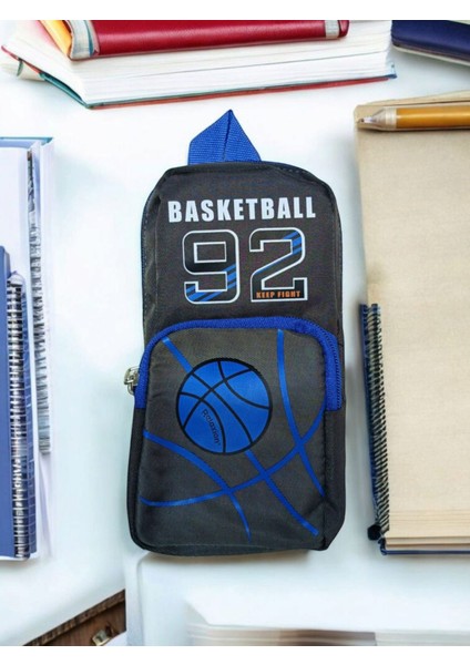 Üç Gözlü Greyhound Basketball Mavi Gri Kalem Çantası/kalemlik (160) fiyatları