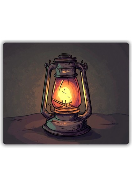 Gaz Lambası Temalı Mouse Pad 18X22 cm