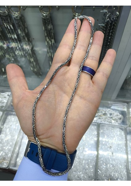 Gümüş Kral Zincir Kolye modelleri