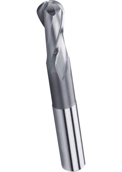 7mm 2 Ağız Kısa Küre Parmak Freze Hss