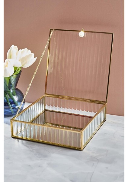 Cam Hediyelik Kutu Gio 18X18 cm 16252