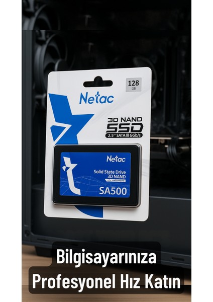 3D Nand 128GB 2.5" SSD – Hızlı Açılış, Yüksek Depolama & Laptop/masaüstü Uyumlu