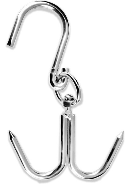 Paslanmaz Çiftli Çengel 10 mm