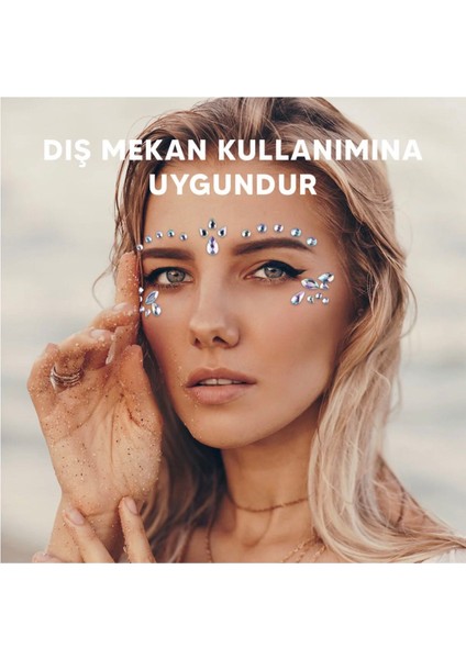 2 Adet Kendinden Yapışkanlı Büyük Yüz Taşı Elmas Model indirimleri