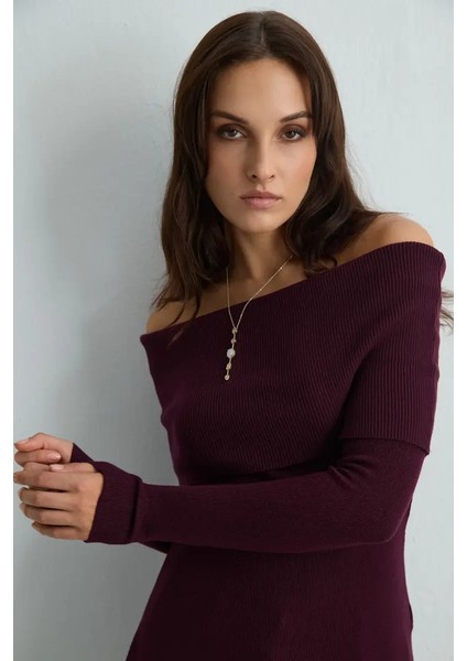 Beyaz Taş Detaylı Y Kolye - Gold