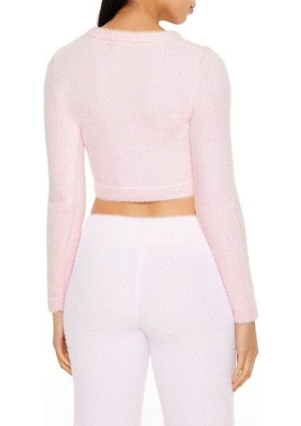 Yumuşak Örme Crop Kazak indirimleri