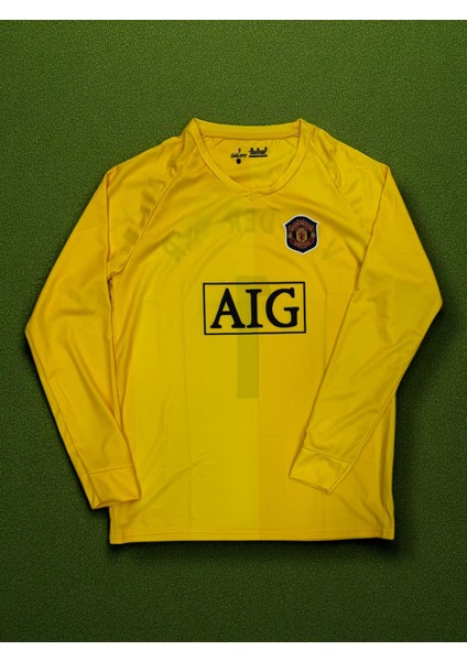 Nostaljik Manchester United Uzun Kollu Van Der Sar Kaleci Forması