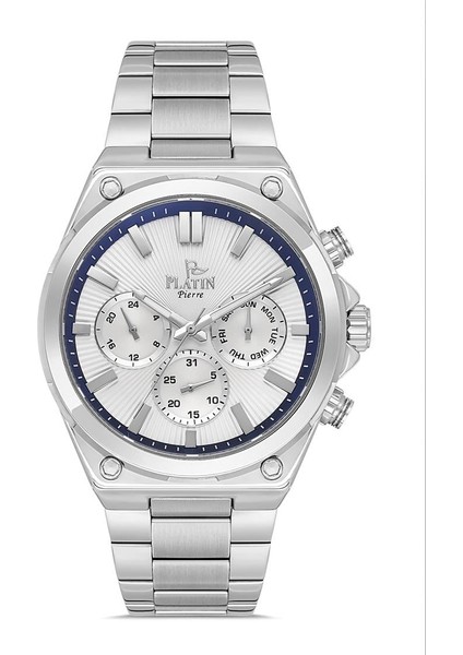 PL-1166GA-A1 Çelik Kordon Fonksiyonları Aktif Erkek Kol Saati