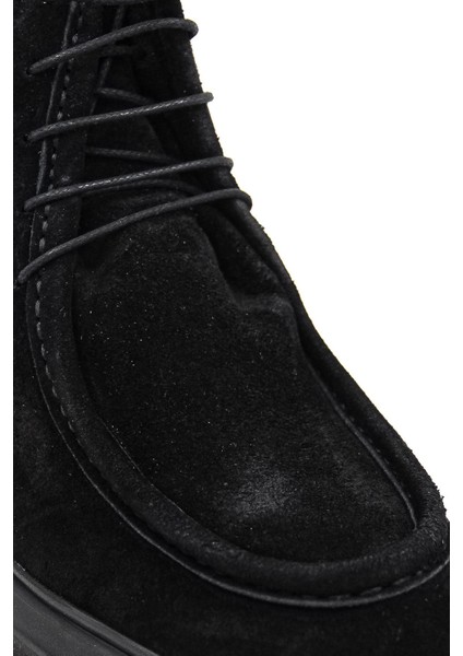 54086 Erkek Klasik Bot - Siyah Süet