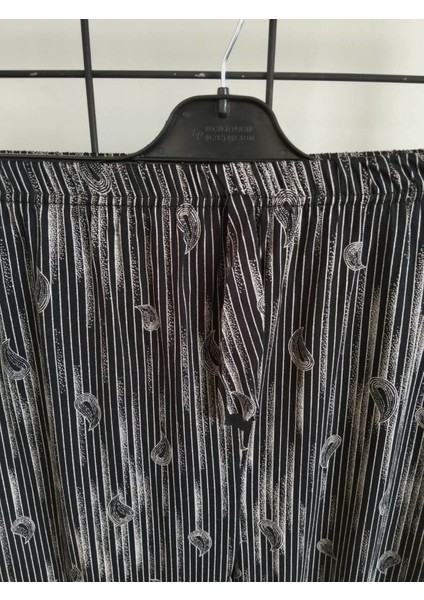 Kadın Bayan Battal Büyük Beden Viskon Süet Kumaş Bel Lastikli Manşetli Paça Eşofman Pijama Altı Pantolon Bol Rahat Kalıp 60 Ile 90 Kiloğrama Kadar Olur Standart Beden modelleri