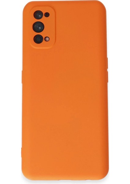 Realme 7 Pro Kılıf Nano Içi Kadife Silikon - Turuncu