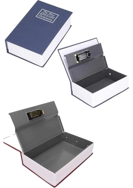 Kilitli Gizli Kasa Sözlük Kumbara Kitap Sözlük Görünümlü 18CM