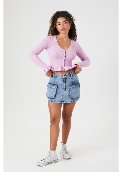 Volanlı Kenar Detaylı Hırka fiyatları