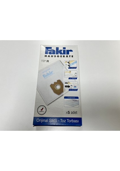 Tip R Sms Toz Torbası modelleri