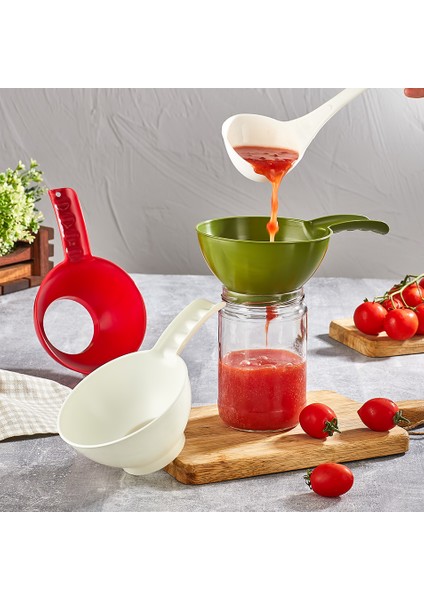 2 Adet Kavanoz Hunisi Qlux Bpa Içermez Kavanoz Hunisi Konserve Hunisi L-00874 fiyatları