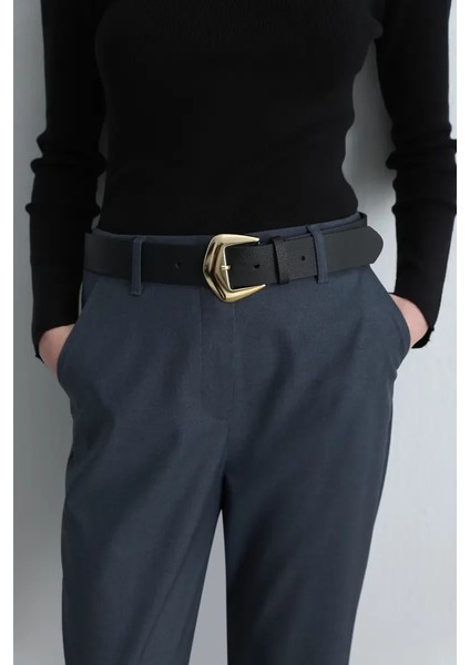 Kare Tokalı Kemer - Siyah fiyatları