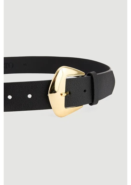 Kare Tokalı Kemer - Siyah modelleri