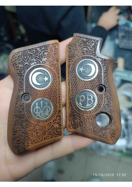 Beretta Mod 70 Tek Düğmeli Beretta Logolu Kabza