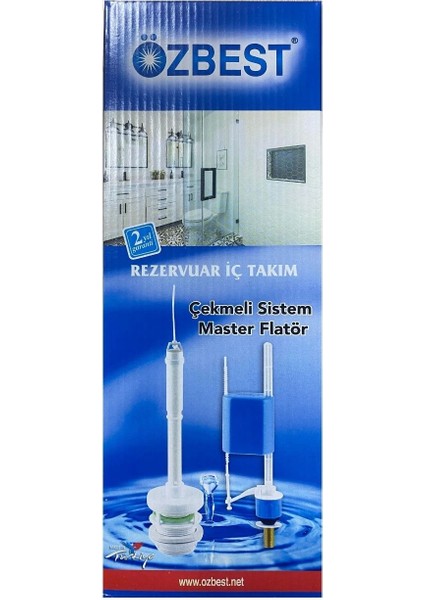 Özbest Su Tasarruflu Klozet Sifon Çekmeli Rezervuar Iç Takımı ( Lisinya ) modelleri