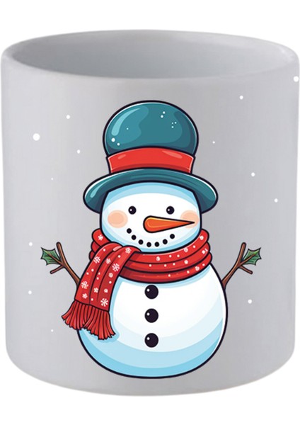 Kardan Adamlı Kulpsuz Kupa Bardak Doğum Günü Hediyeleri - Seramik Kahve, Su Hediyelik Bardağı