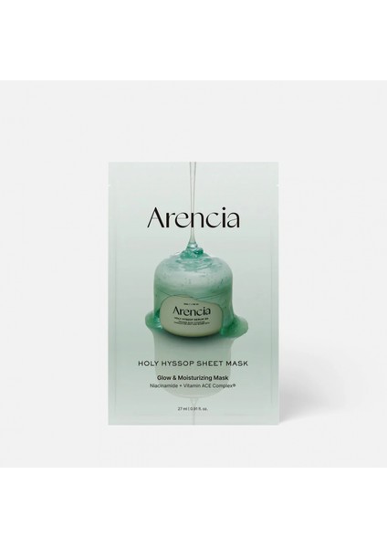 - Holy Hyssop Sheet Mask