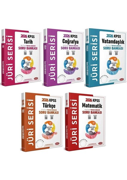 Data 2026 Kpss Genel Yetenek Genel Kültür Jüri Soru Bankası 5 Li Set