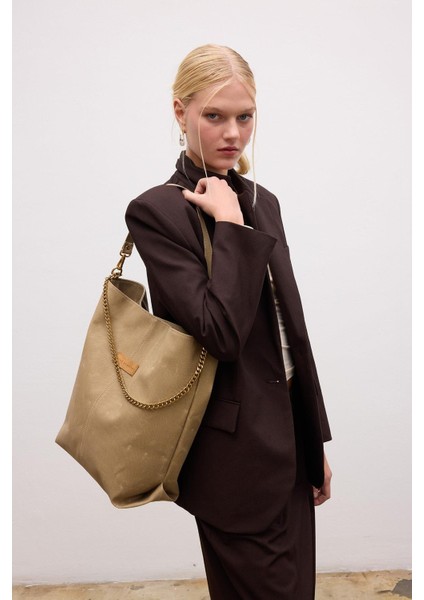 Huge Mocka Large Bag Beige modelleri