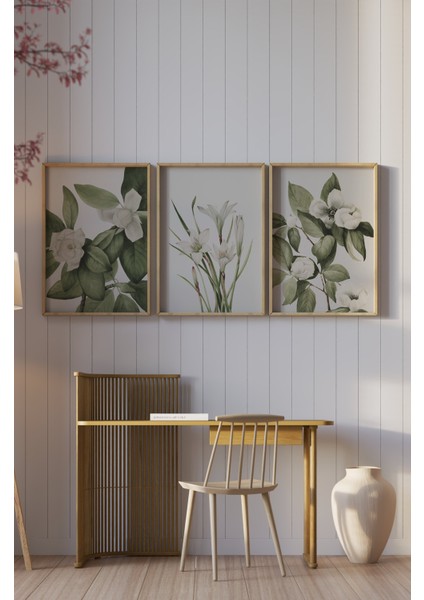 Ahşap Çerçeveli Mdf Tablo Seti Salon ve Oturma Odası Için ÇT3090 23 x 32 modelleri