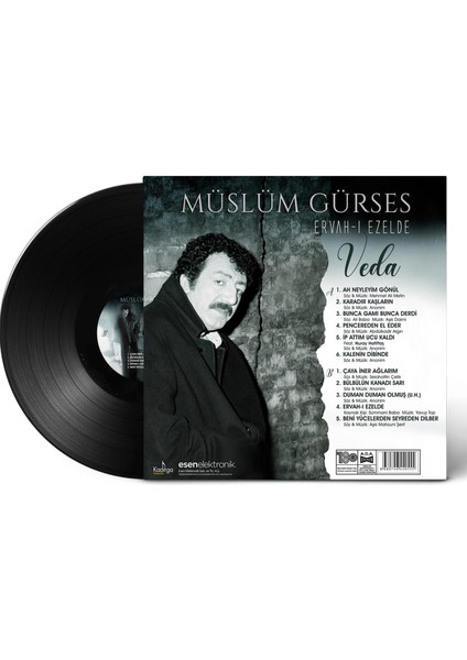 Müslüm Gürses - Ervah-I Ezelde / Veda (Plak) fiyatları