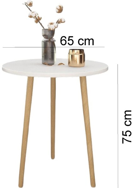 Ed Çok Amaçlı Oval Mutfak Salon Sehpası