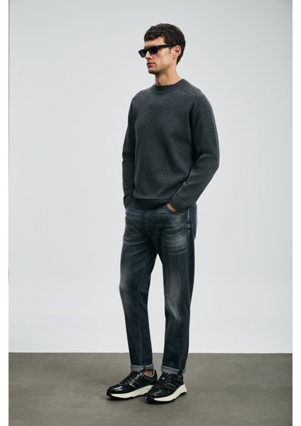 Erkek Hegel Spor Slim Fit Jean Pantolon 112200265 Gri modelleri