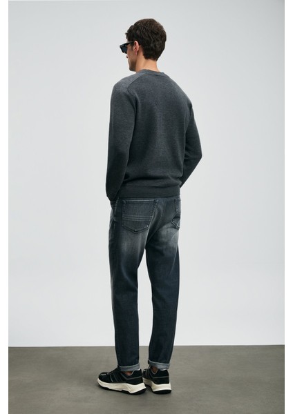 Erkek Hegel Spor Slim Fit Jean Pantolon 112200265 Gri fırsatları