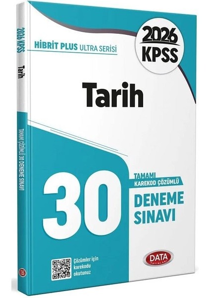 Data 2026 Kpss Tarih Ultra 30 Deneme Çözümlü