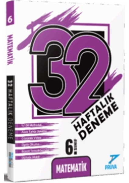 Pruva 2026 6. Sınıf Matematik 32 Haftalık Deneme