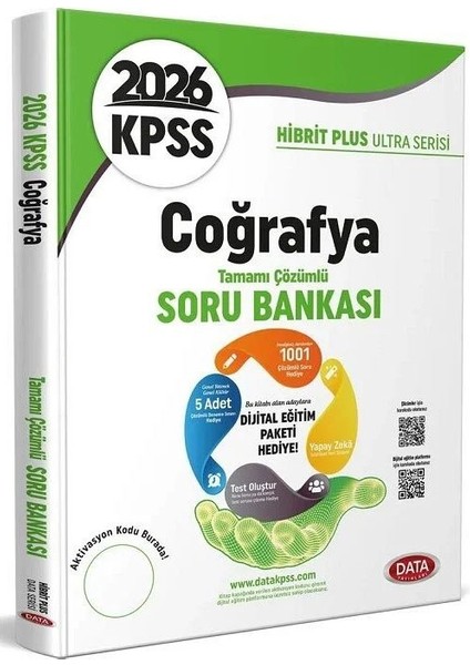 Data 2026 Kpss Coğrafya Ultra Soru Bankası Çözümlü