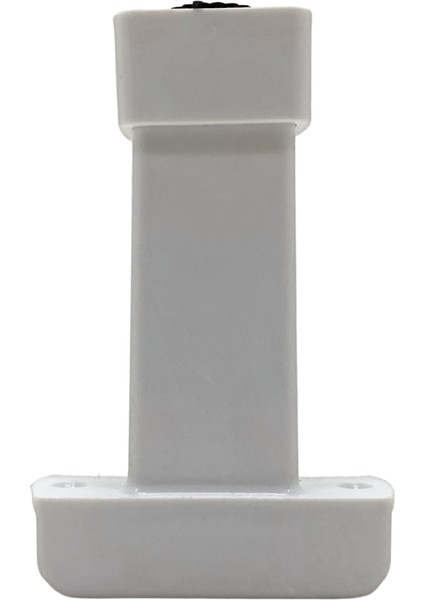 U Geçme Beyaz Plastik Ayarlı Ayak Mobilya Masa ve Dolap Ayağı(Beyaz)(6cm - 10CM) fırsatları