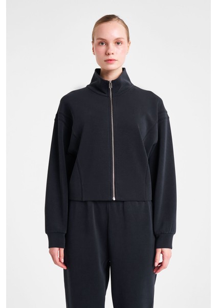 Kadın Fermuarlı Sweatshirt 25N-2105