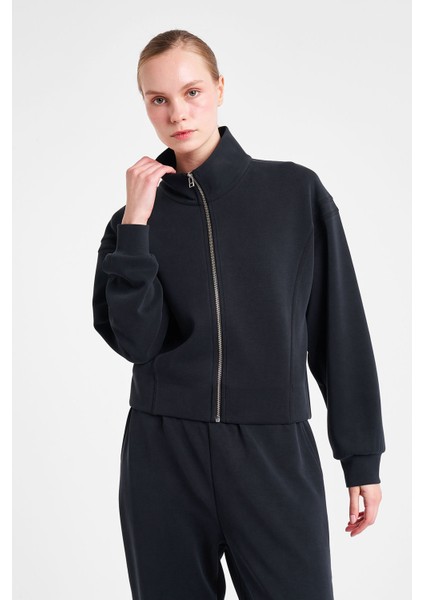 Kadın Fermuarlı Sweatshirt 25N-2105 modelleri