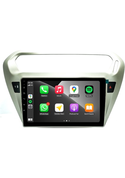 Peugeot 301 (2014-2016) Android 14 Carplay Navigasyon Multimedya - 8gb Ram 128GB HDD - CLLG24042