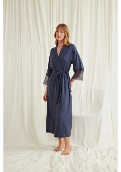 Monamise Dantelli ve Kuşaklı Sabahlık fiyatları