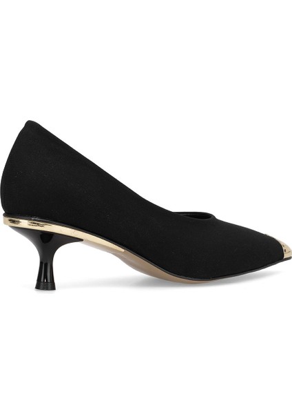 Elit PM207 Kf1 Kadın Kroko Klasik Topuklu Ayakkabı Siyah fırsatları