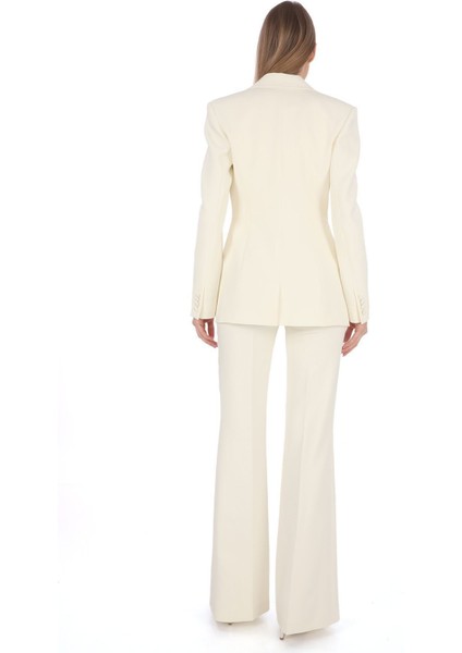 Kadın Beyaz Blazer Yelek Pantolon Takım – Zarif Kadın Takım Elbise | Şık Ofis & Özel Gün Kombini fırsatları