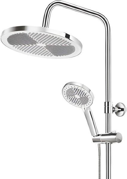 Anka Robot Duş Seti Tam Takım Beyaz Krom Lüks Yağmurlama Fonksiyonlu Yükseklik Ayarlı Duş Sistemi indirimleri