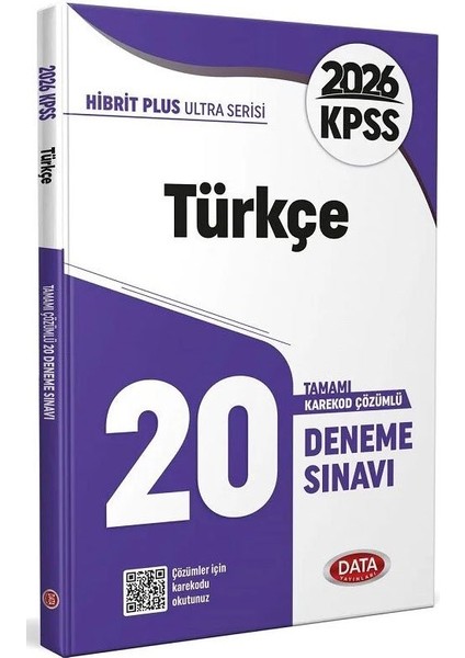 Data 2026 Kpss Türkçe Ultra 20 Deneme Çözümlü