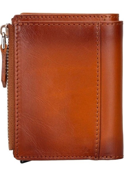 Deri Cüzdan ve Kartlık, Mekanizmalı, 10 Adet Kart Bölmeli, Efektli Taba fiyatları